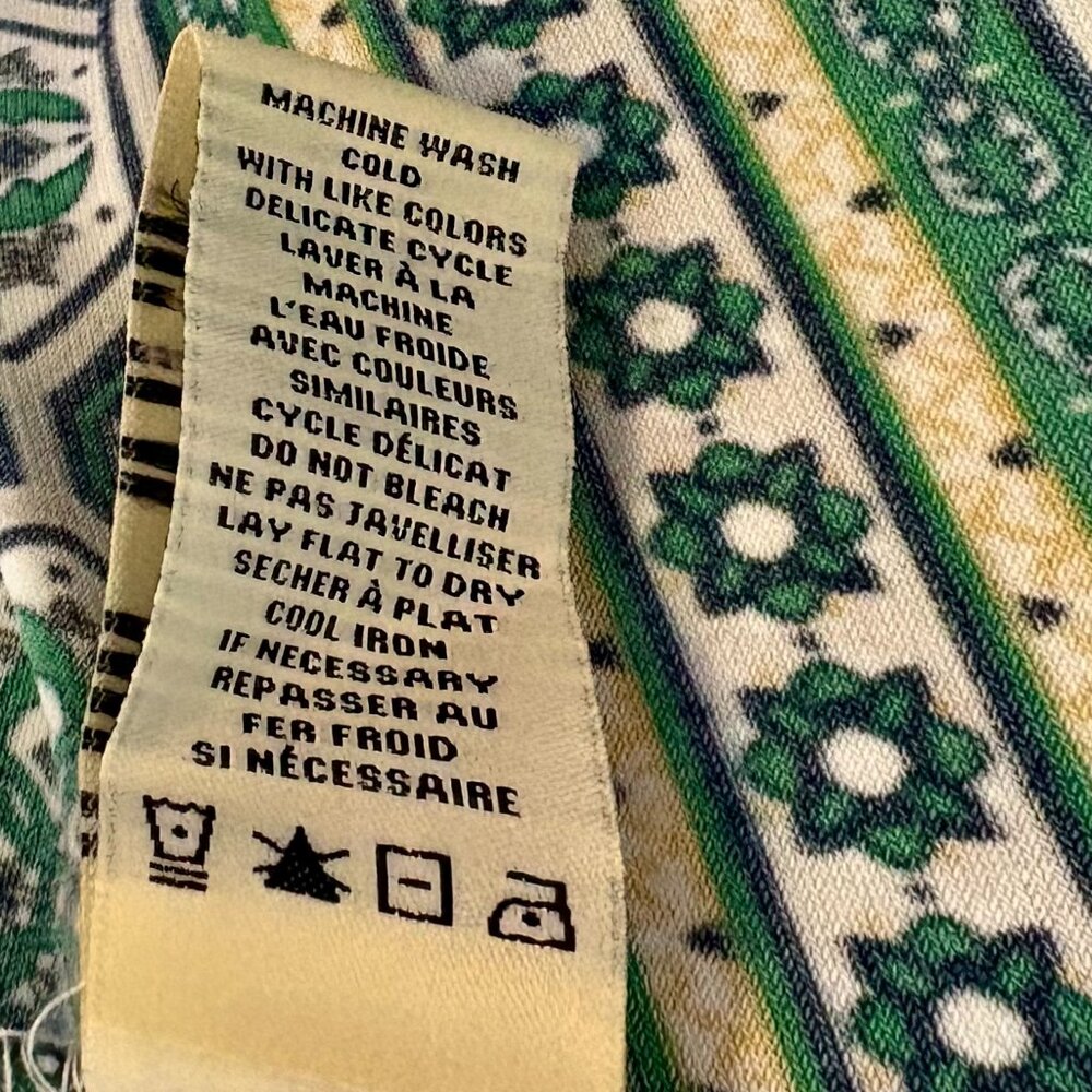 Max Studio green and yellow maxi dress size XS - Picture 8 of 8